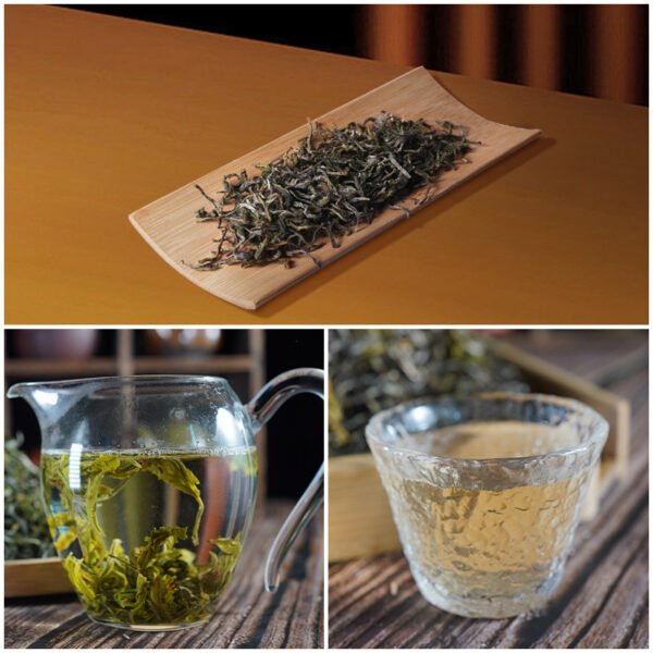 2023 Organic Green Tea New Tea Yunnan Large Leaf Seed Tea Loose Tea Bagged